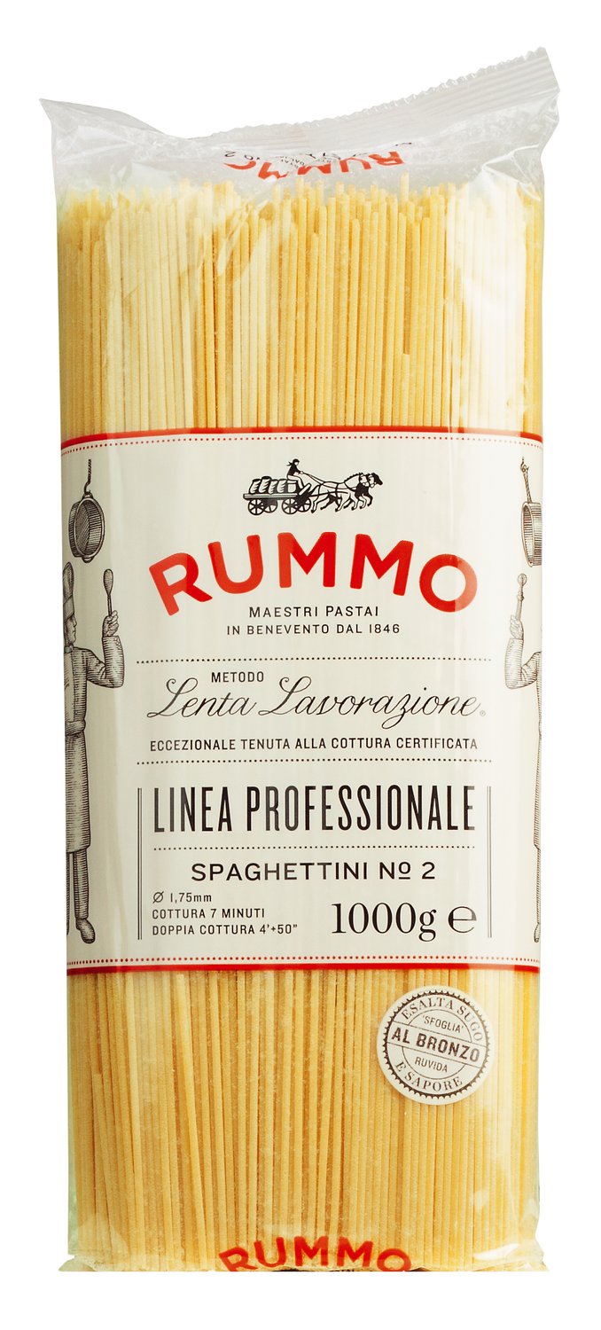 RUMMO Spaghettini N°2, Hartweizengrießnudeln, 1000g