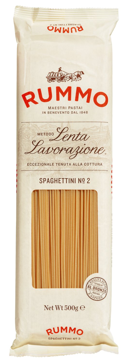 RUMMO Spaghettini N°2, Hartweizengrießnudeln, 500g